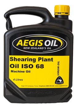 Shearing Plant Oil ISO 68 - Aegis OIl New Zealands Oil